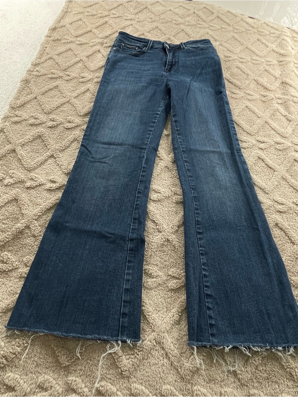 GAS  Style Camilia  High-Rise Dark Blue  Jeans Size Waist 26 Flare/Boot Cut
